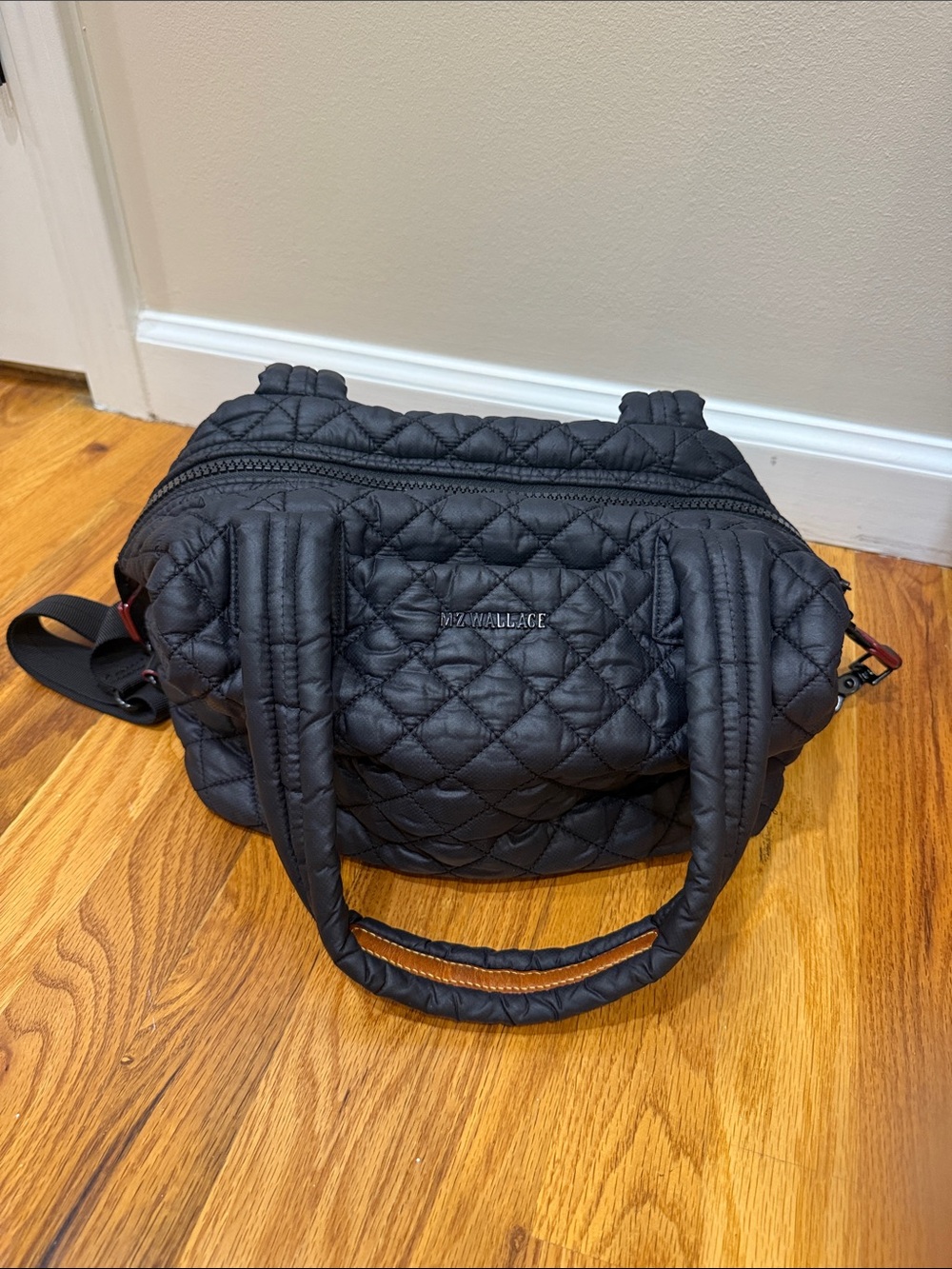 MZ Wallace Black Quilted Crossbody